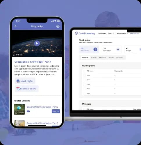 Druid Learning App Preview